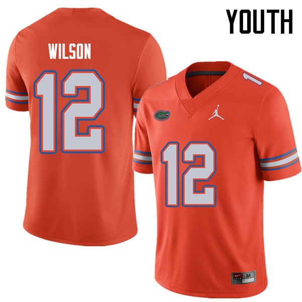 Jordan Brand Youth #12 Quincy Wilson Florida Gators College Football Jerseys Orange